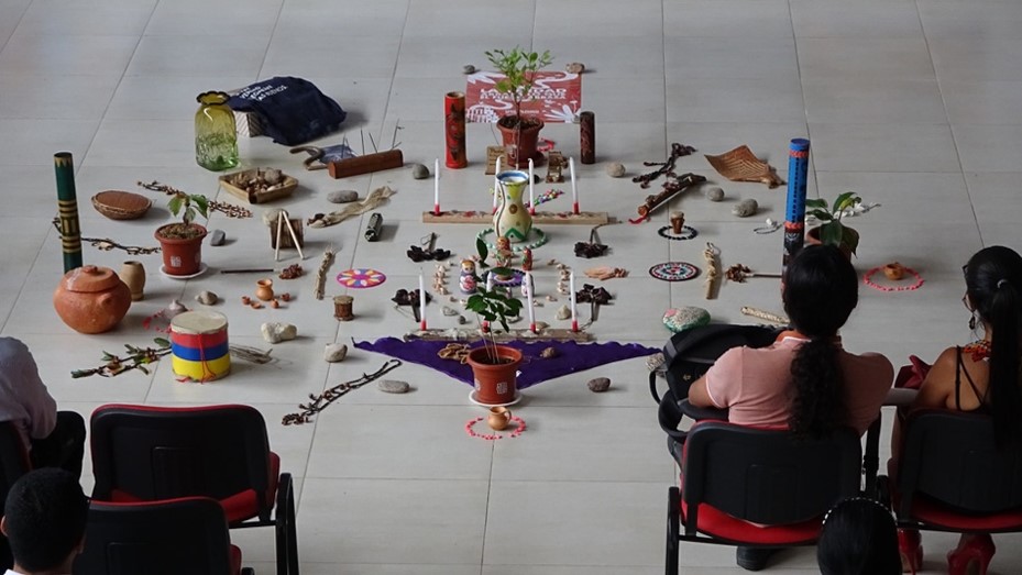 Mandala or sacred circle 
Photo taken by a member of the Caquetá Teachers Network, 2022